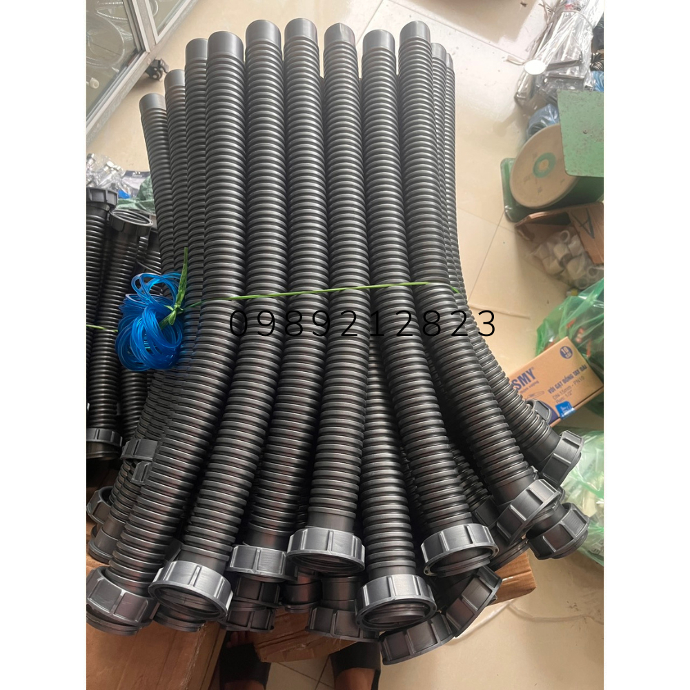 Dây xiphong sun thoát nước chậu đúc rửa bát có đầu ren dài 40 - 60cm giá sỉ