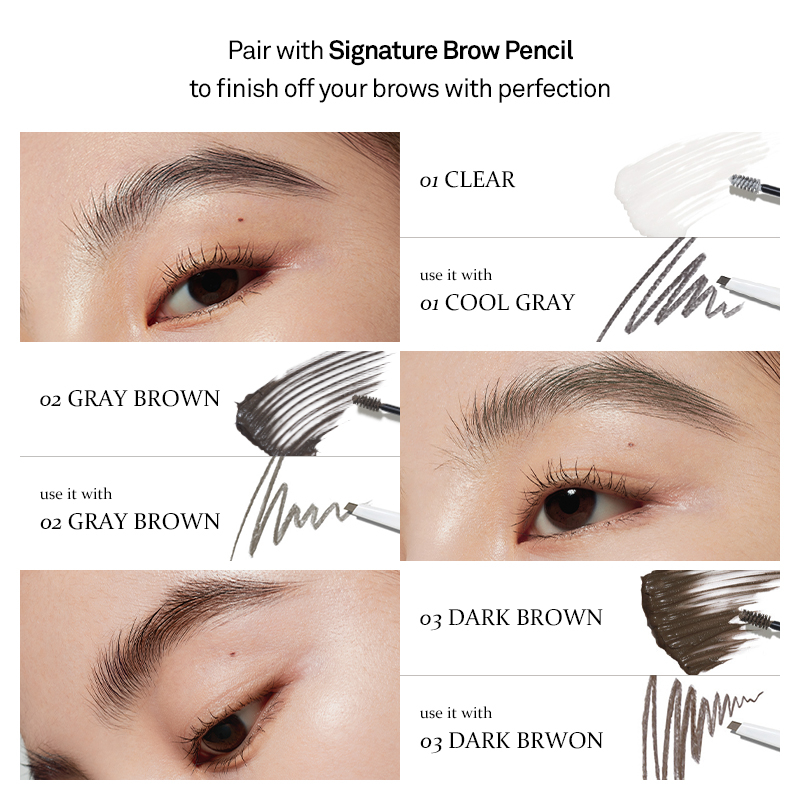 Gel Định Hình Chân Mày Có Màu hince Signature Brow Shaper 4Ml