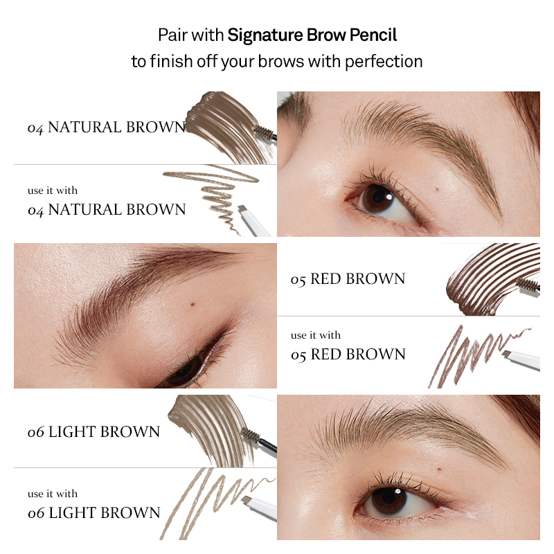 Gel Định Hình Chân Mày Có Màu hince Signature Brow Shaper 4Ml