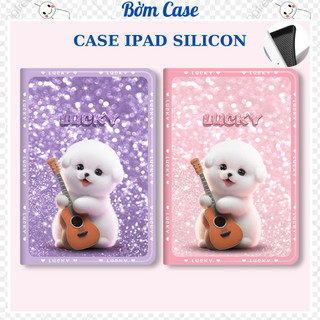 Ốp ipad Silicon Luckyy cute ốp ipad Gen 5,6,7,8,9,10 - Air 1,2,3,4,5,6 - Pro 11,9.7,10.5...BỜM CASE