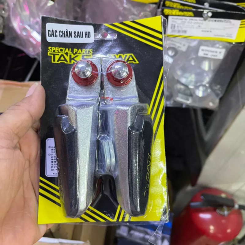 GÁC CHÂN TAKEGAWA NHÔM CNC  CHO TẤT CẢ CÁC DÒNG XE