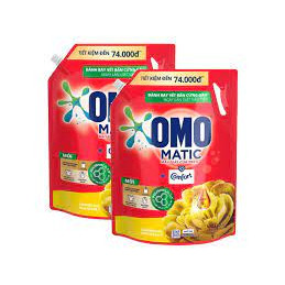 Nước giặt omo matic comfort tinh dầu thơm cho máy giặt cửa trên