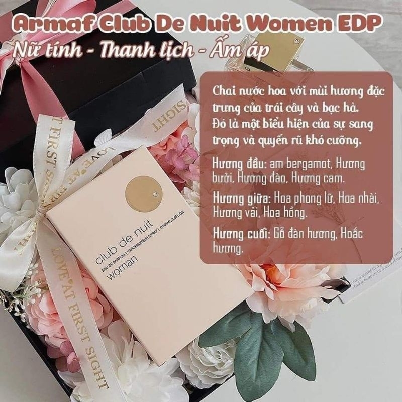 Nước hoa Club De Nuit sang trọng quyến rũ 10ml, 105ml