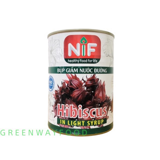 Hoa Hibiscus ngâm nước đường NIF hộp 560gr