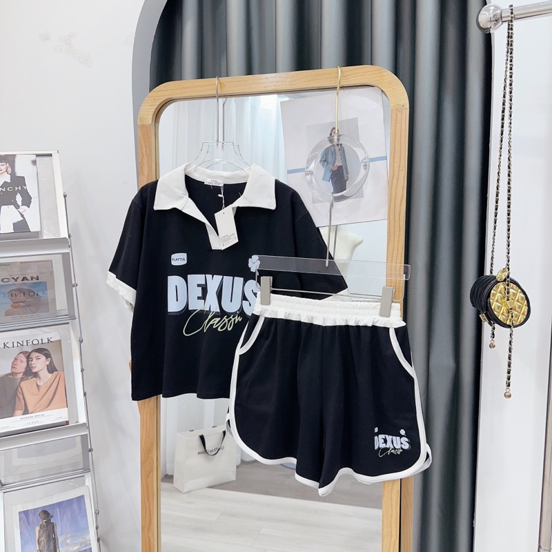 SÉT THỂ THAO ĐÙI PHỐI SIÊU HÓT - CHẤT UMI HÀN FREESIZE <60kg