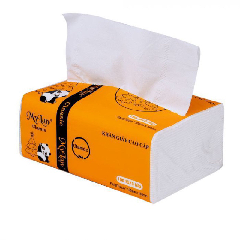 KHĂN GIẤY RÚT GẤU TRÚC MYLAN 3 LỚP