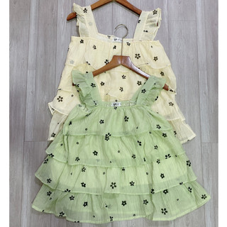 Áo hoa baby doll mặc bầu và sau sinh free size 40-75kg