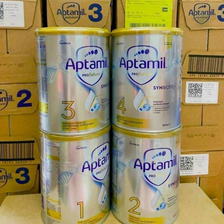 Sữa Aptamil Profutura Úc Số 1,2,3,4 - Hộp 900gr