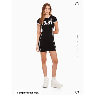 **HÀNG MỚI BERSHKA** Đầm thun form ôm size M newtag