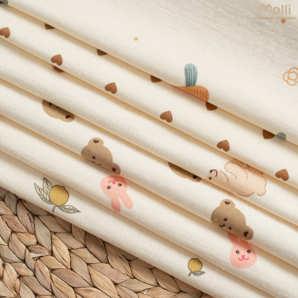 Baby King. Lót chống thấm xô muslin MOLI