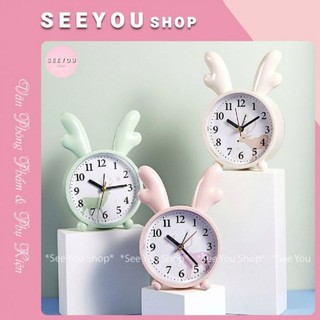 Đồng Hồ Báo Thức Tai Thỏ , Tai Tuần Lộc Siêu Yêu