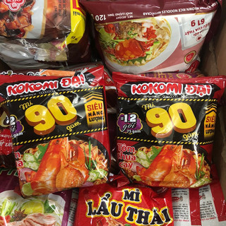 (GÓI LẺ) MÌ KOKOMI 90 TÔM CHUA CAY (Gói 90G)