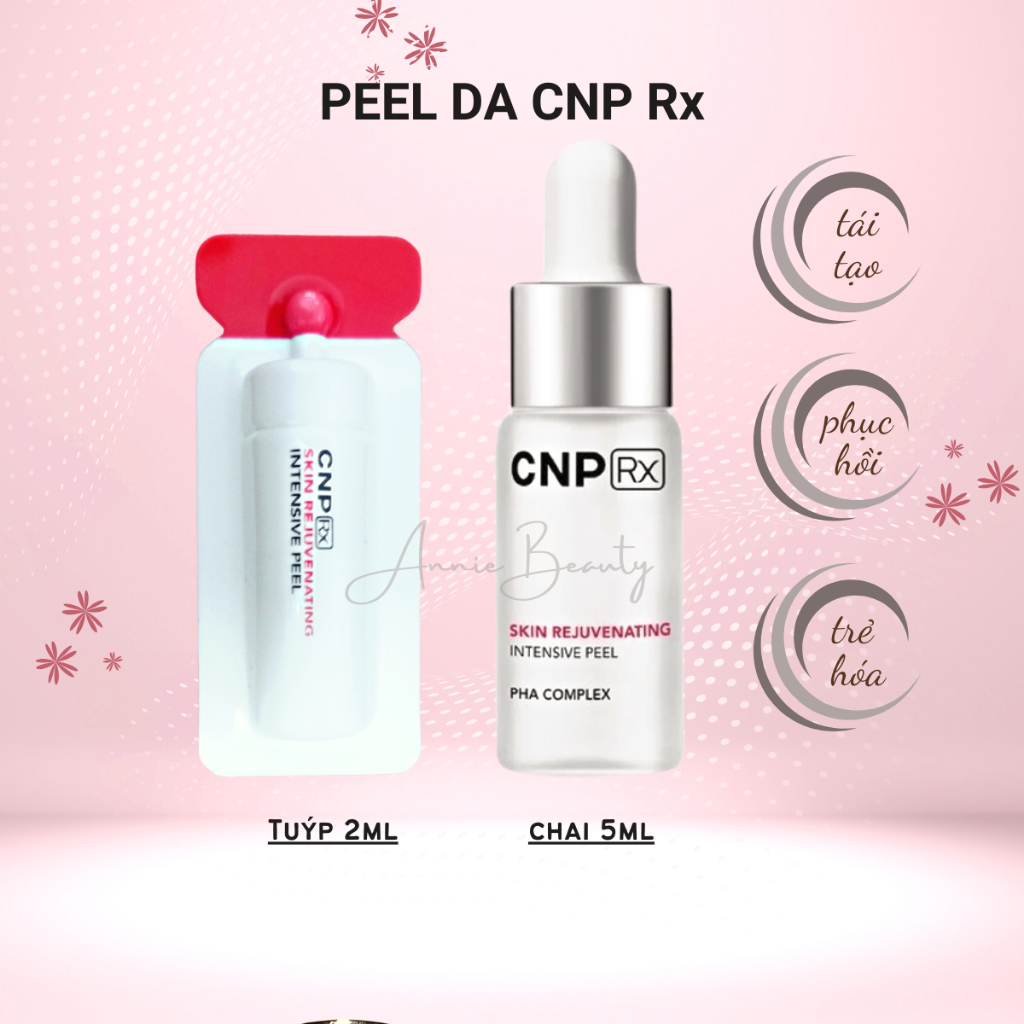 Peel da CNP RX SKIN REJUVENATING INTENSIVE PEEL tái tạo da chuyên sâu chăm sóc da sáng khỏe trẻ hóa da từ trong ra ngoài