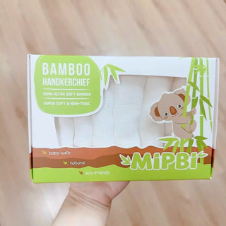 Mipbi - Khăn sữa sợi tre cao cấp (6c/hộp)