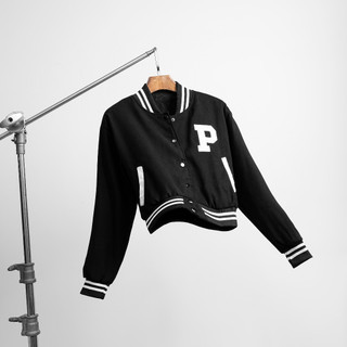 Áo Khoác Bomber Nữ 2 Lớp