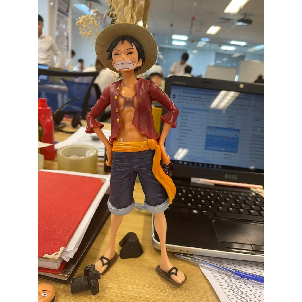 Mô hình anime figure One Piece Luffy kích thước 28cm - mô hình decor trang trí phòng học
