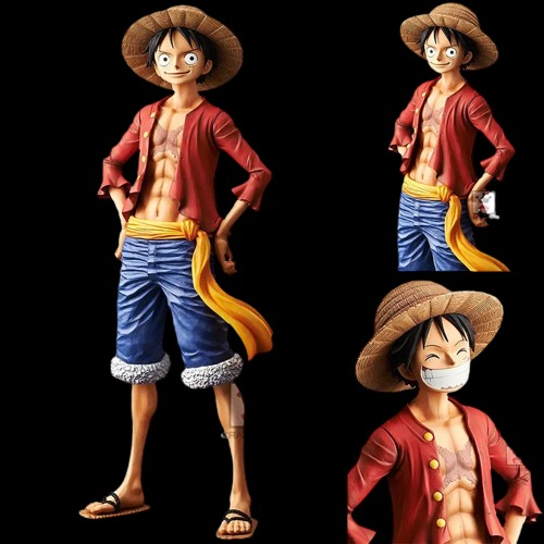 Mô hình anime figure One Piece Luffy kích thước 28cm - mô hình decor trang trí phòng học