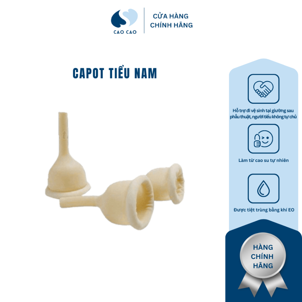Capot đi tiểu nam