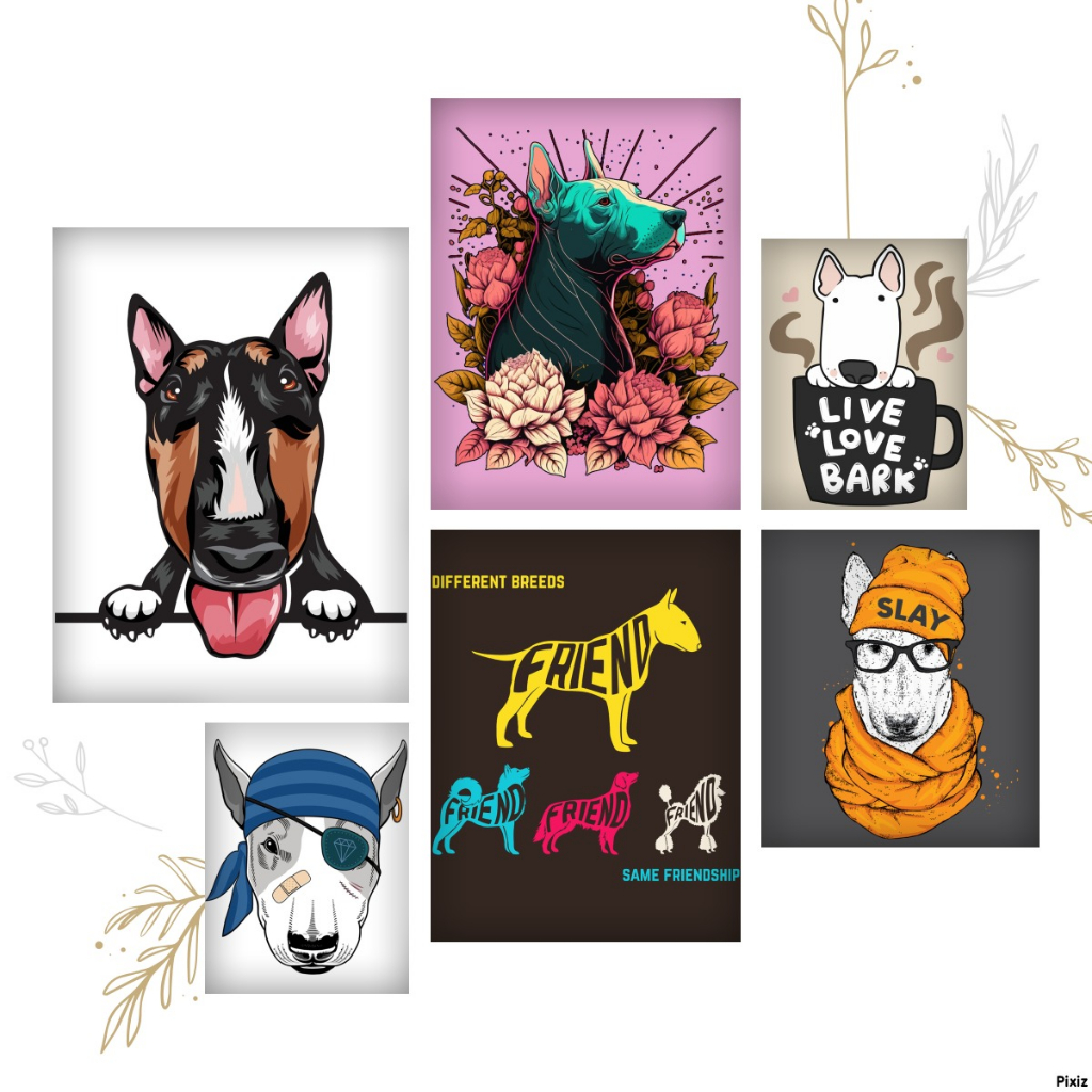 Hình ủi, Hình Ép Nhiệt Chó Bull Terrier 3