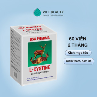 Viên Uống Giảm Rụng Tóc L-CYTINE với L-Cystine Giúp Làm Đẹp Da, Ngừa Gãy Và Rụng Tóc Hỗ Trợ Giảm Mụn