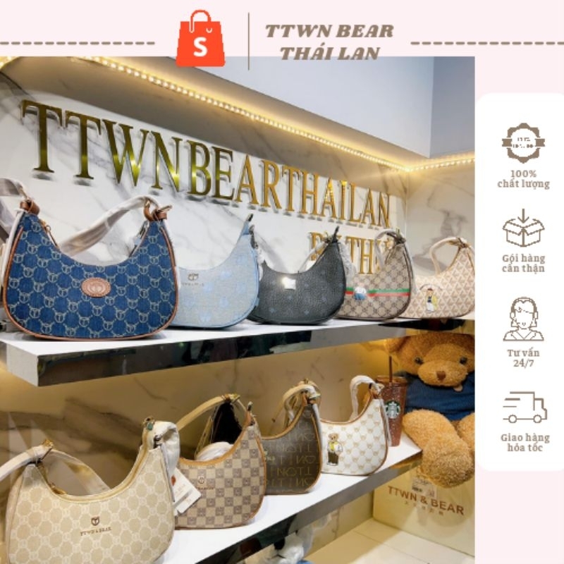 TỔNG HỢP MÃ TÚI KẸP NÁCH TTWN BEAR (Hàng có sẵn ship hỏa tốc)