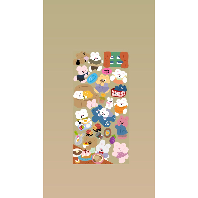 hình dán tiệc tối - mayisbychan stickers