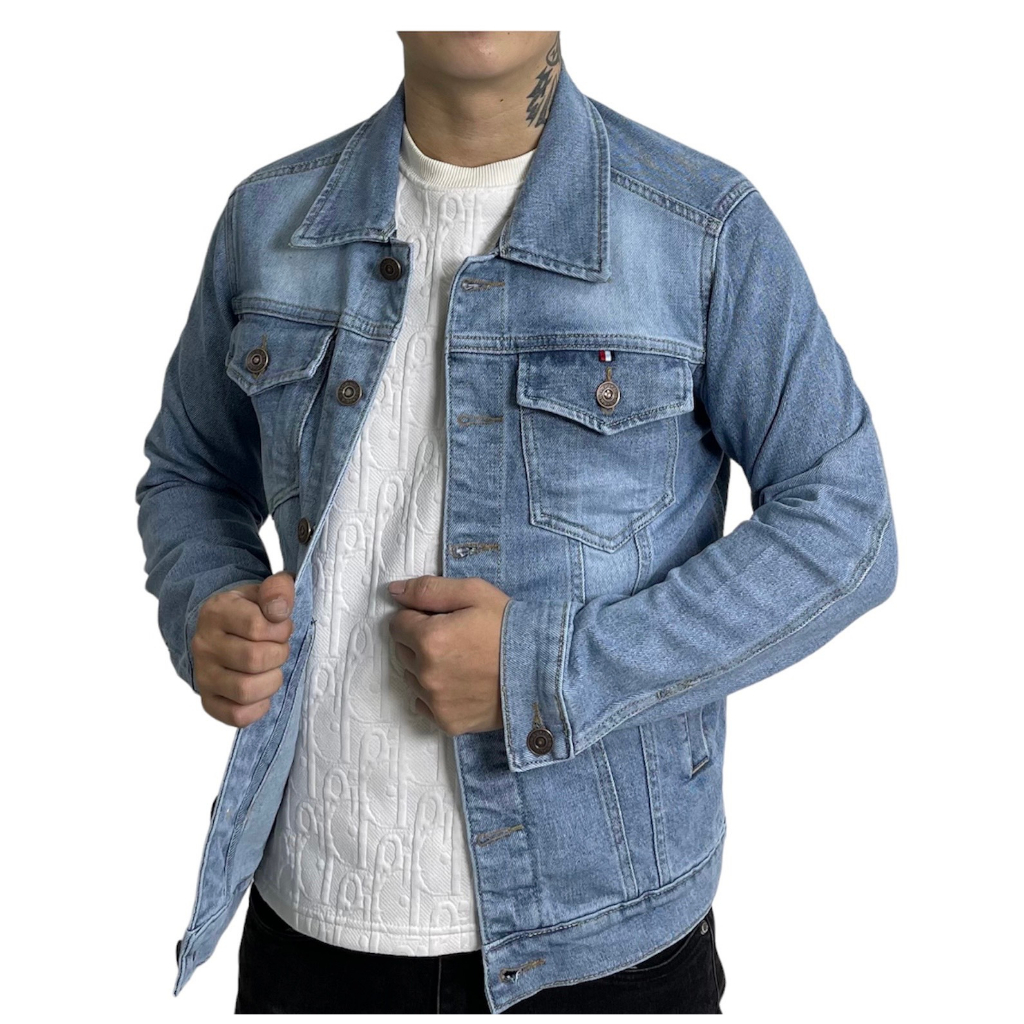Áo khoác jean nam  phong cách thời trang  cá tính, dễ phối đồ, cao cấp