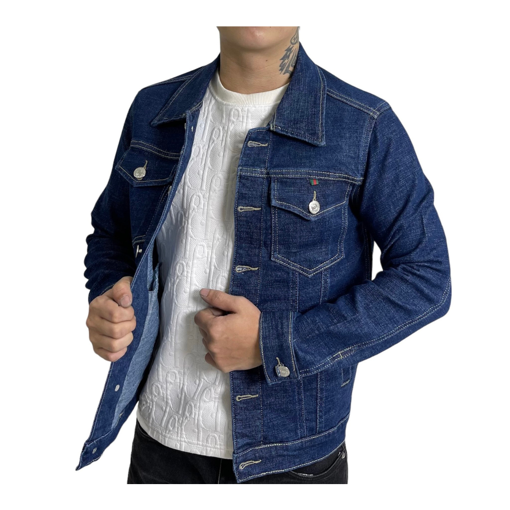 Áo khoác jean nam  phong cách thời trang  cá tính, dễ phối đồ, cao cấp