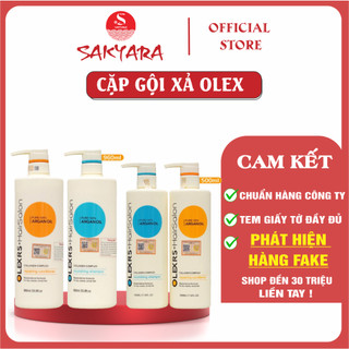 Cặp dầu gội xả Olexrs Hair Salon 500ml-960ml cho tóc khô xơ hư tổn ngăn rụng tóc giúp tóc luôn suôn mượt lưu hương lâu