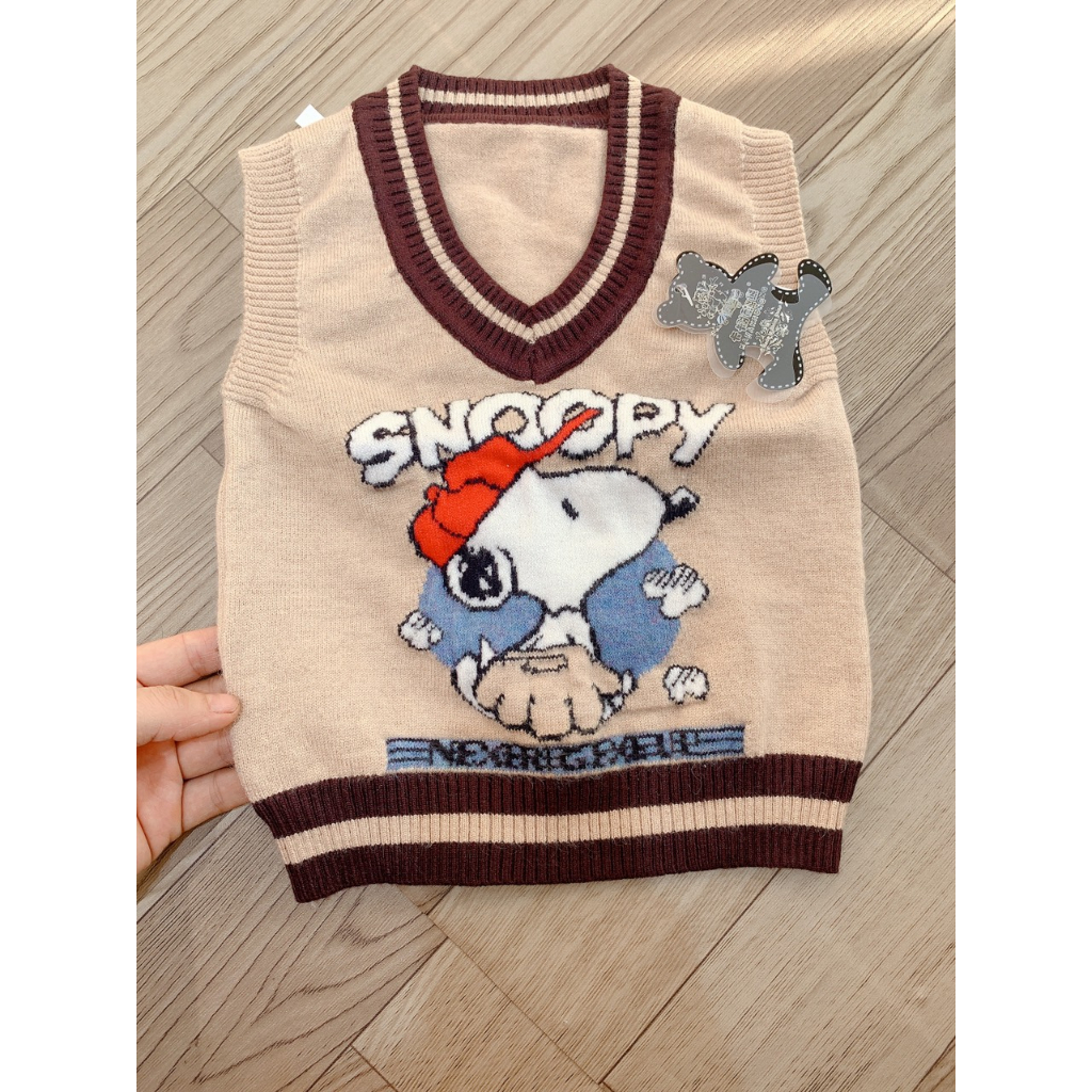 Áo Gile len dày dặn, không bai gião cho bé