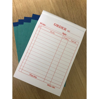 Order khổ a6 - 1 liên giá chỉ 9000₫/q