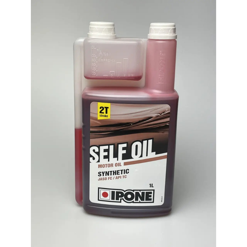 Nhớt 2 thì Ipone Self Oil 1L hương dâu bán tổng hợp - Nhập khẩu Pháp
