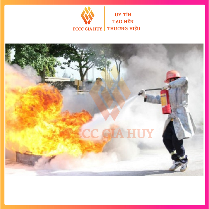 Bình cứu hỏa ,bình chữa cháy xách tay dạng bột ABC 4kg có tem kiểm định chất lượng, bình chữa cháy gia đình