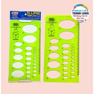 Hckt - thước elip, thước vẽ kỹ thuật winq