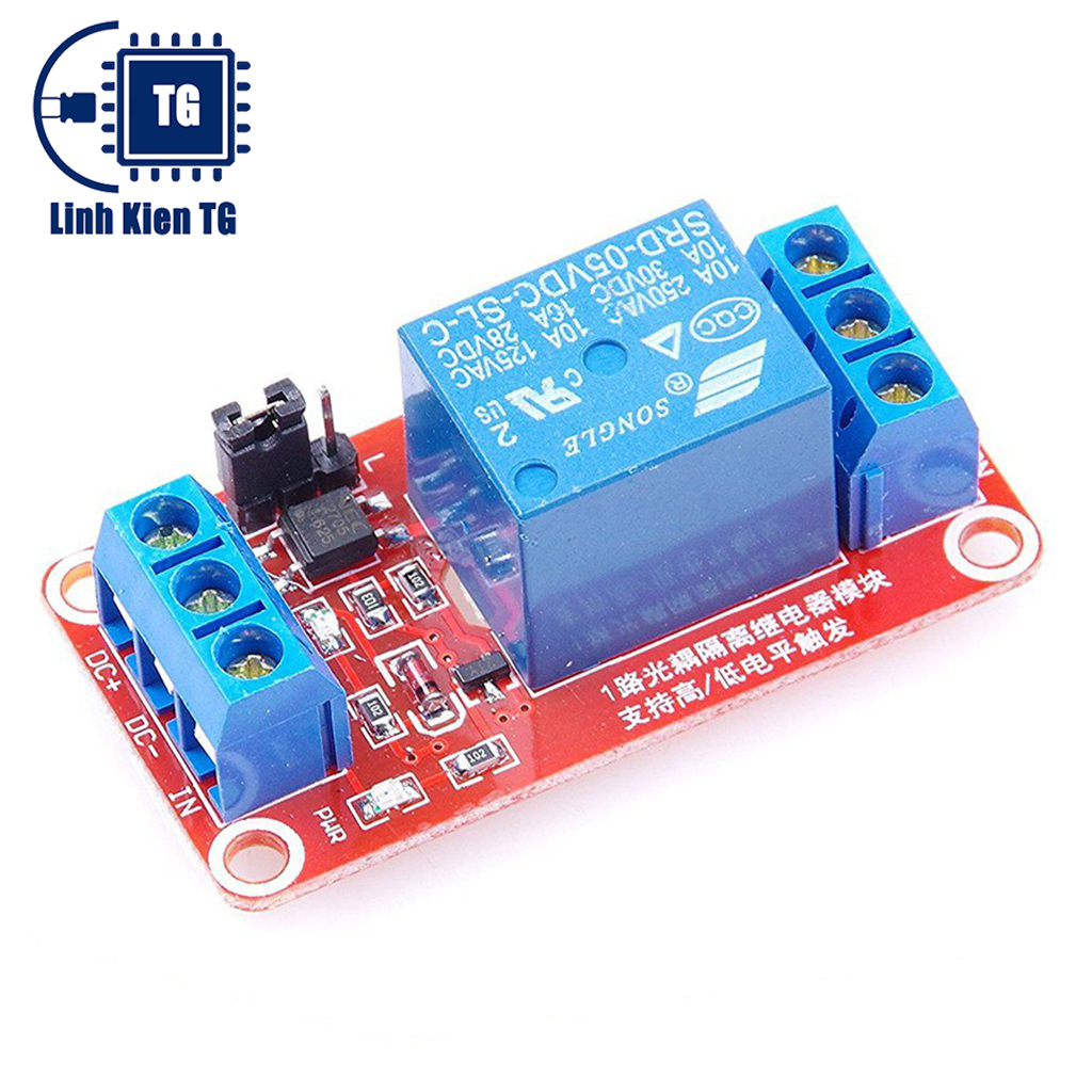 Module Relay 5V 12V 24VDC 1/2/4 Kênh High / Low