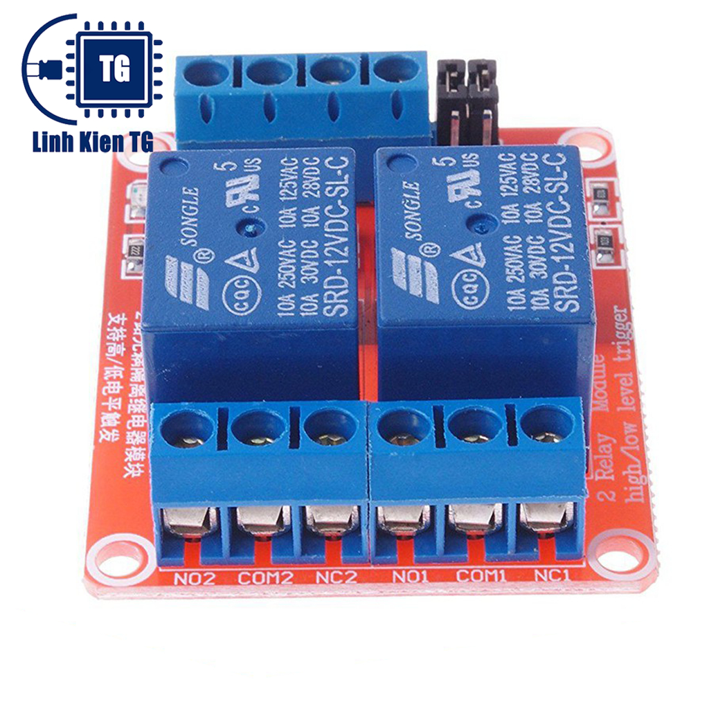 Module Relay 5V 12V 24VDC 1/2/4 Kênh High / Low