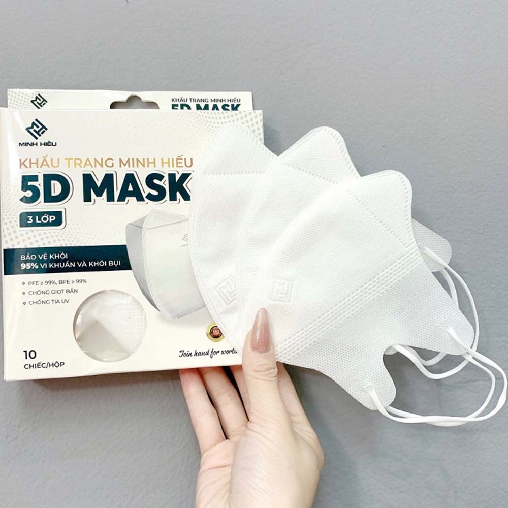 Khẩu Trang 5D Kháng Khuẩn, Bảo Vệ Da Mặt Bạn Khỏi Nắng Và Bụi Bẩn