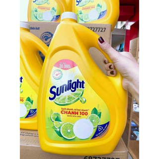Nước rửa chén Sunlight chanh vàng 3,6kg