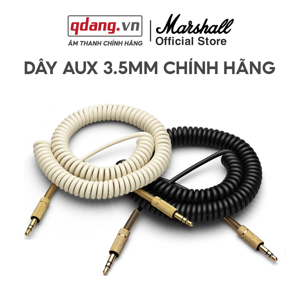 Dây AUX Âm Thanh Jack 3.5mm Marshall - Sản phẩm chính hãng