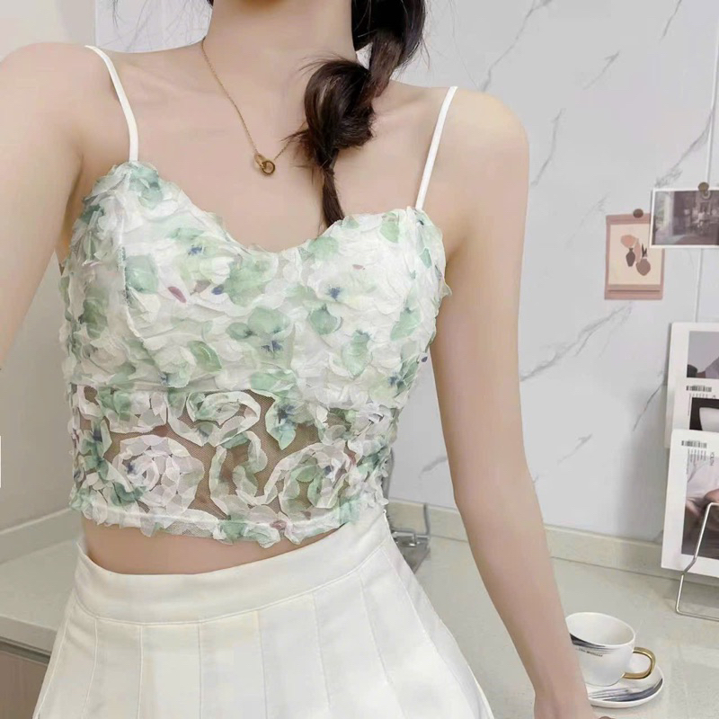ÁO BRA HOA 3D HOẠ TIẾT NỔI 7697