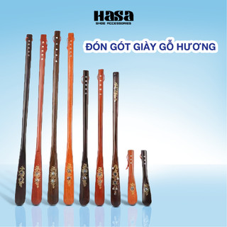 Đón gót giày cho mọi tư thế gỗ hương nguyên khối đủ size - Cho giày Nam & Nữ - HASA DGG03