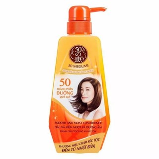 Dầu gội / dầu xả 50 Megumi suôn mượt 400ml