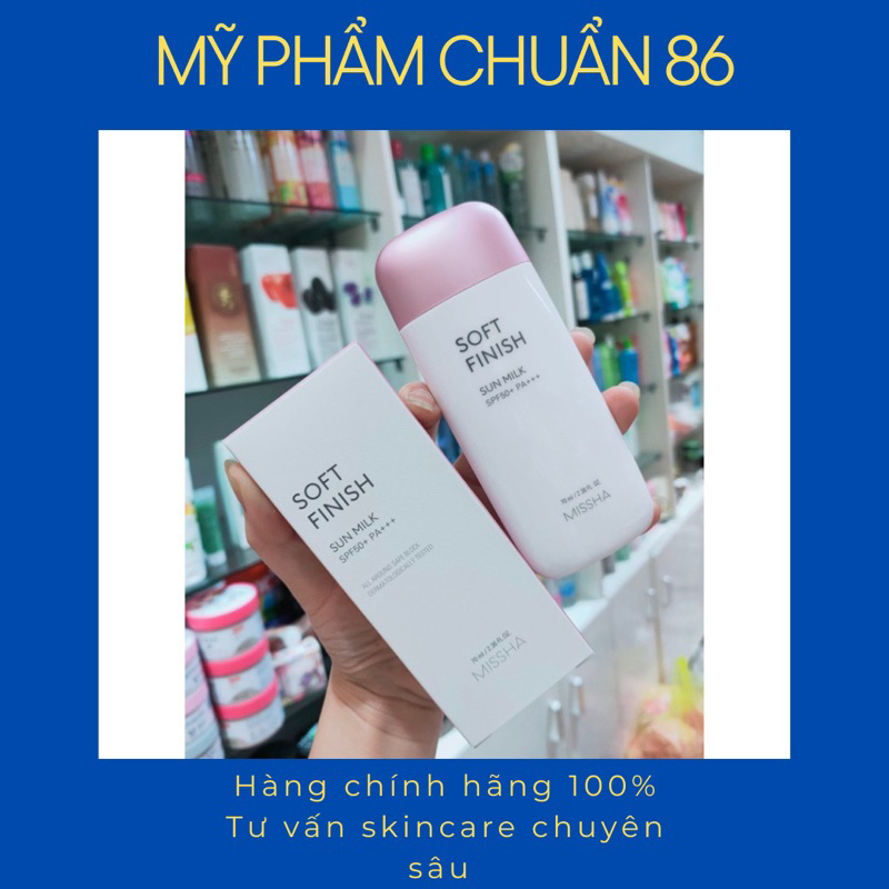 Kem chống nắng Missha Soft Finish Sun Milk