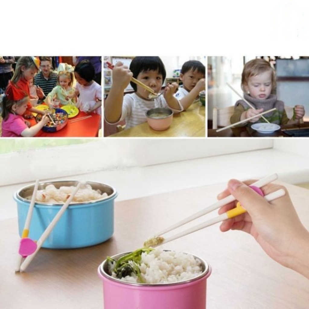 Đũa tập ăn cho bé, đũa tập gắp cho trẻ em - Hie en Store