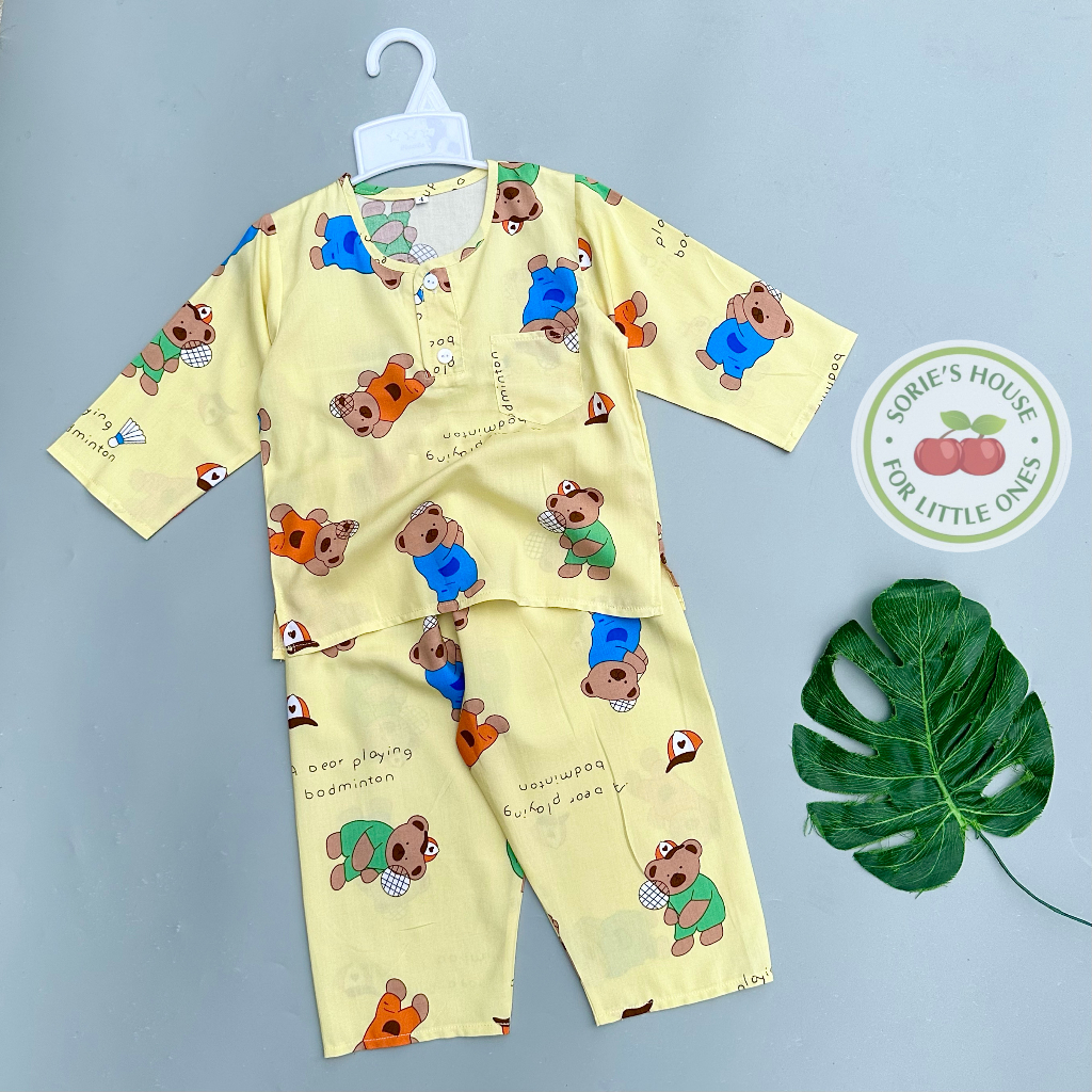 Bộ tole/lanh DÀI cài trước bé trai