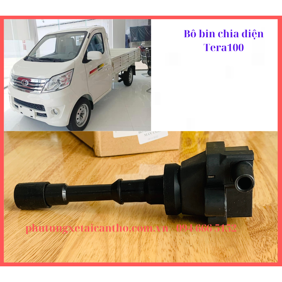 Bô bin chia điện, bô bin đánh lửa xe Tera100 loại 2 giắc