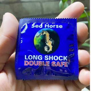 Bao cao su Kéo dài thời gian Cá Ngựa Doublesafe Long Shock - 1 cái