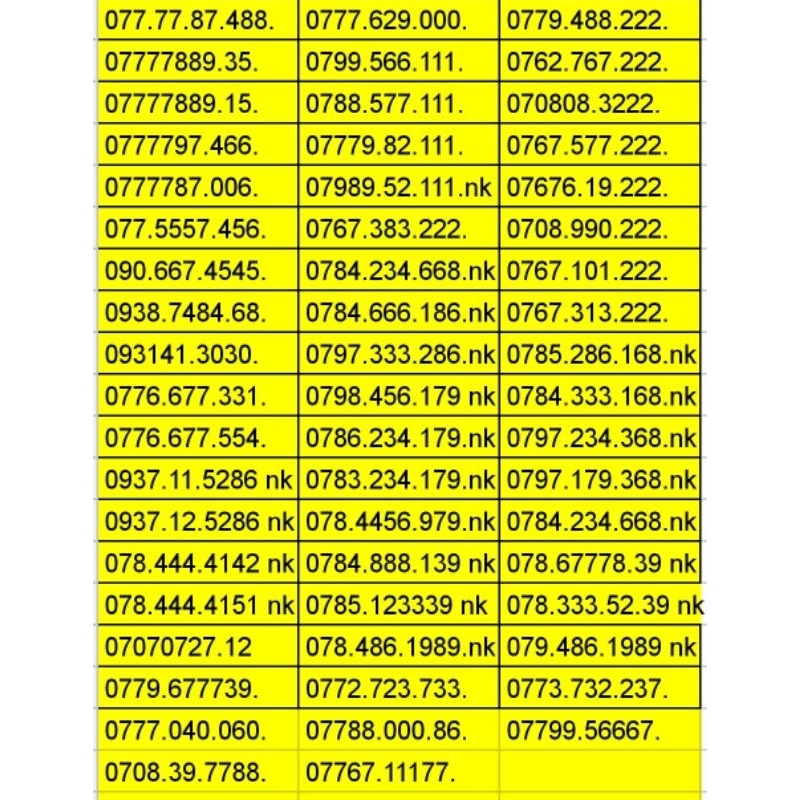 Sim số đẹp Mobiphone (giá rẻ) hỗ trợ đk chính chủ