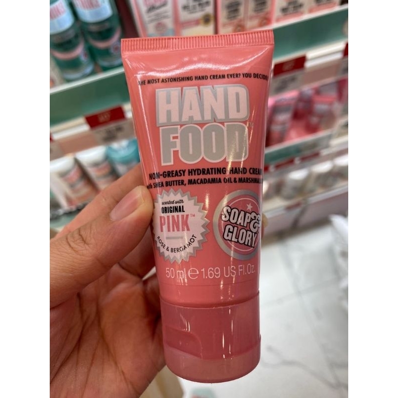 KEM DƯỠNG DA TAY SOAP & GLORY HAND FOOD HYDRATING HAND CREAM 50ML