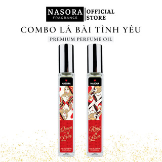  Nước Hoa Nam Nữ Nasora Premium King Of Love Và Queen Of Love Cuốn Hút, Hấp Dẫn Chai 10ml